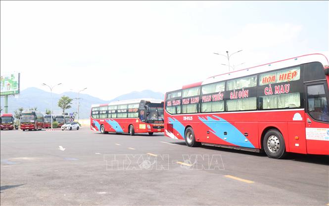  Bến xe khách liên tỉnh phía Nam mới. Ảnh: Đặng Tuấn -TTXVN 