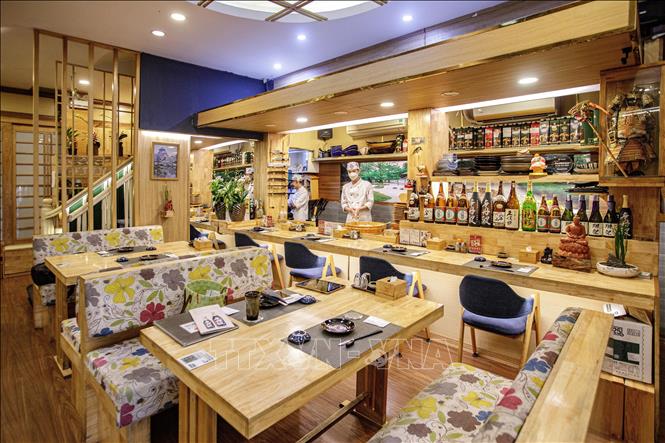 Japanese-style Van Phuc Restaurant on Dao Tan street of Hanoi. VNA Photo: Hoàng Hiếu
