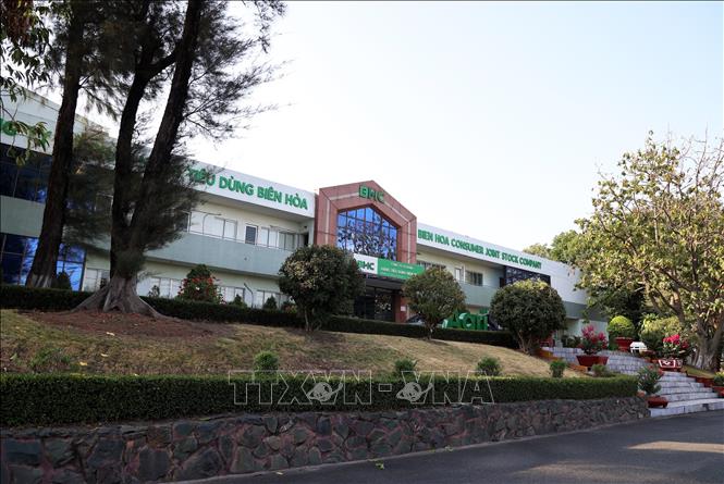 Công ty CP Hàng tiêu dùng Biên Hòa (Khu công nghiệp Biên Hòa 1), một doanh nghiệp thuộc diện di dời trong giai đoạn 1 phải hoàn thành di dời trước tháng 12/2024. Ảnh: Hồng Đạt - TTXVN
