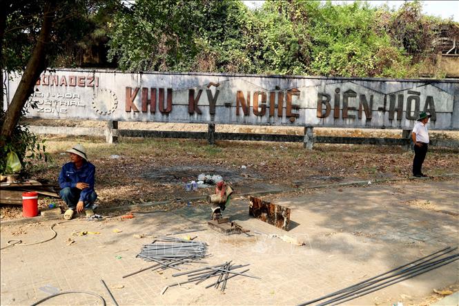 Khu kỹ nghệ Biên Hòa nay là Khu công nghiệp Biên Hòa 1 (thành phố Biên Hòa, tỉnh Đồng Nai). Ảnh: Hồng Đạt - TTXVN
