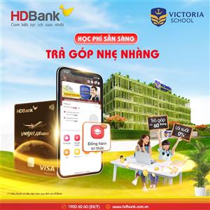 HDBank tung gói trả góp học phí đến 60 tháng