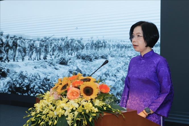 Tổng giám đốc TTXVN Vũ Việt Trang phát biểu. Ảnh: Minh Quyết - TTXVN