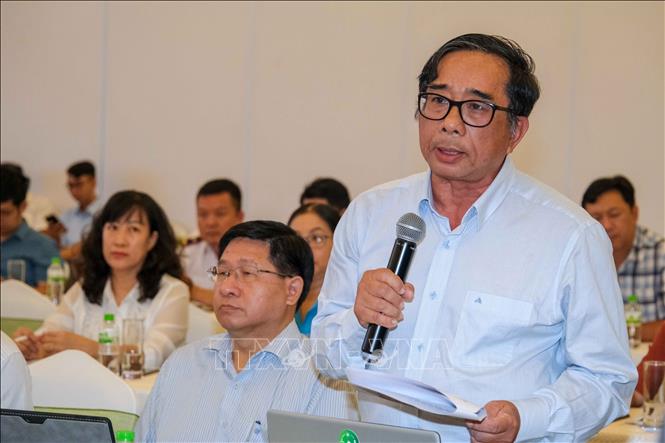Associate Professor, Dr. Le Anh Tuan, advisor to the Institute of Climate Change Research, Can Tho University, advises that when the Funan-Techo canal is formed, it will have a negative impact on the Mekong Delta. However, the level of influence depends on the canal’s scale and usage. VNA Photo: Thanh Liêm