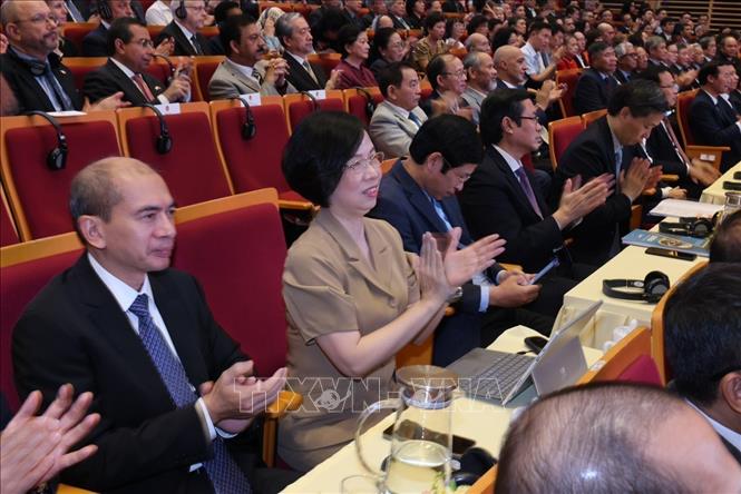 Delegates at the ceremony. VNA Photo: Lâm Khánh