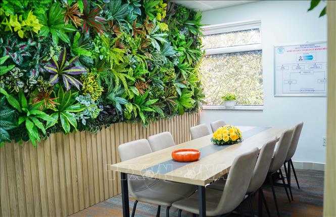 Một góc Trung tâm Truyền máu - Bệnh viện Chợ Rẫy Thành phố Hồ Chí Minh sau cải tạo, sửa chữa. Ảnh: Đinh Hằng - TTXVN