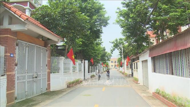Một góc nông thôn mới nâng cao tại huyện Yên Lạc. Ảnh: Nguyễn Thảo - TTXVN