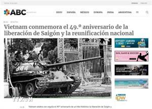 Báo chí Argentina đưa tin đậm về Ngày thống nhất đất nước của dân tộc Việt Nam