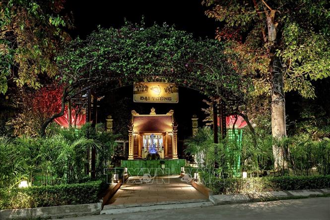 Một góc không gian văn hóa Đại tướng Võ Nguyên Giáp. Ảnh: TTXVN phát