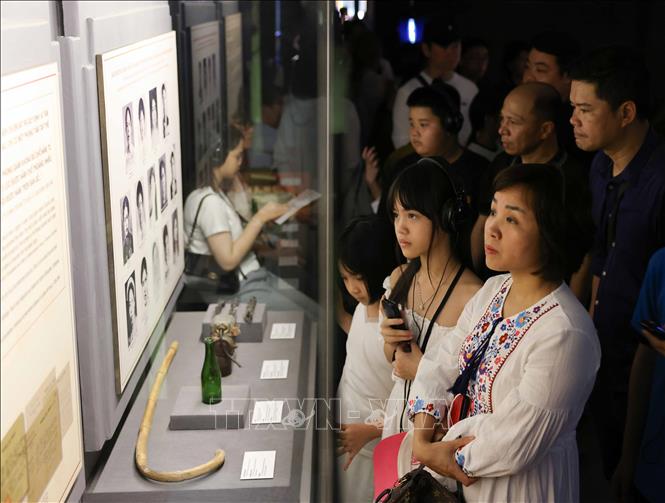 Hoa Lo prison is a venue for educating children on history and patriotism. VNA Photo: Thanh Tùng