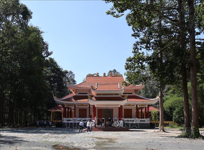 Khuôn viên rộng lớn tại Khu Di tích Căn cứ Dương Minh Châu. Ảnh: Minh Phú - TTXVN