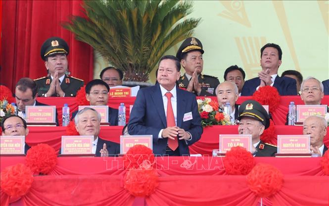 Phó Thủ tướng Campuchia Neth Savoeun dự Lễ kỷ niệm. Ảnh: Lâm Khánh - TTXVN