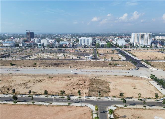 Dự án khu đô thị mới ven biển đang được đầu tư xây dựng tại phường Mỹ Bình (thành phố Phan Rang – Tháp Chàm, tỉnh Ninh Thuận). Ảnh: Nguyễn Thành – TTXVN