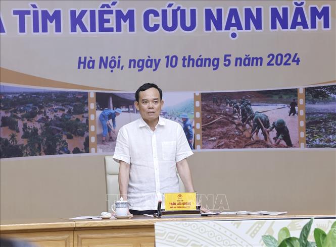 Phó Thủ tướng Chính phủ Trần Lưu Quang phát biểu. Ảnh: Doãn Tấn - TTXVN