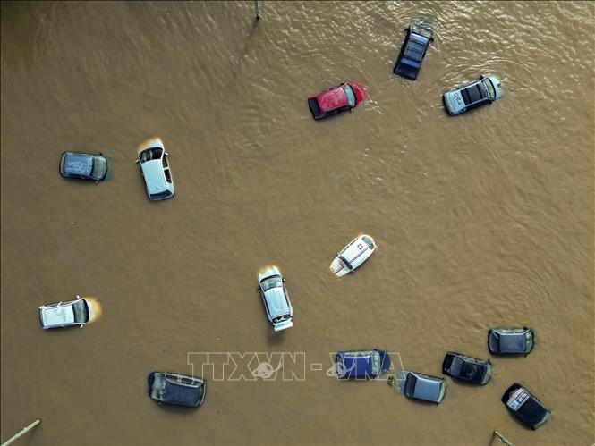 Ngập lụt tại bang Rio Grande do Sul, miền Nam Brazil ngày 9/5/2024. Ảnh: AFPTTXVN