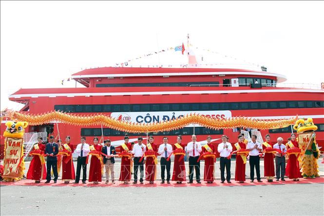 A view of the launching ceremony. VNA Photo: Tiến Lực