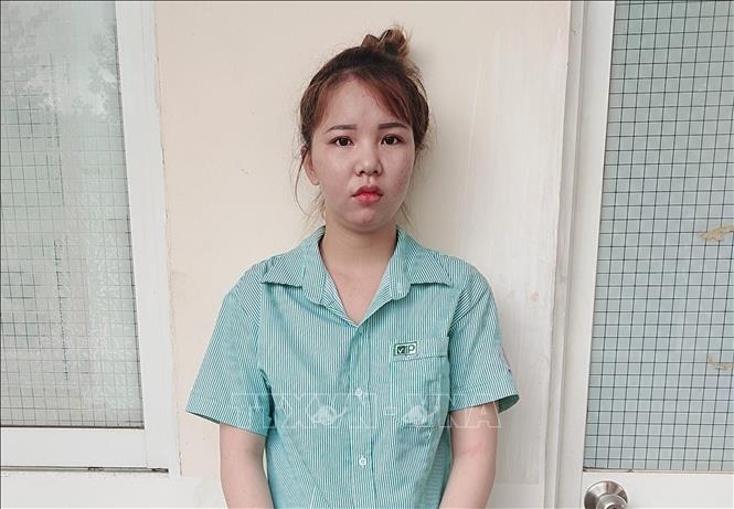 Đối tượng Huỳnh Phương Thủy. Ảnh: TTXVN phát