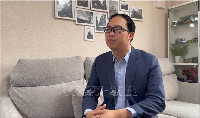 Ông Nguyễn Hồng Sơn, Chủ tịch Liên hiệp hội người Việt Nam tại Nhật Bản. Ảnh: TTXVN phát