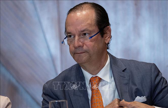 Ông Javier Martinez Acha được đề cử làm Bộ trưởng Ngoại giao Panama ngày 16/5/2024. Ảnh: AFP/TTXVN