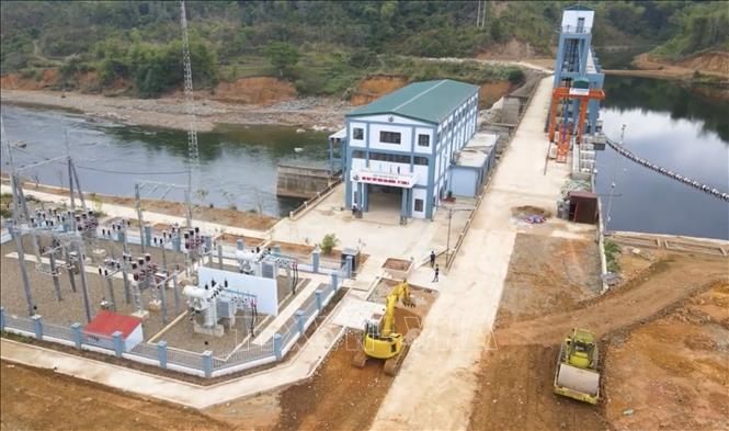 Nhà máy Thủy điện Bản Nhùng. Ảnh: Anh Tuấn - TTXVN 