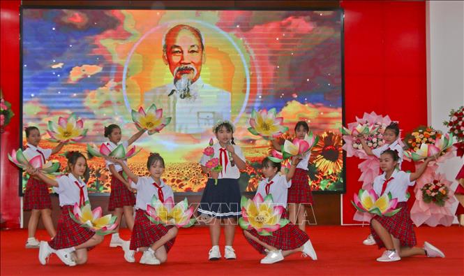 Một tiết mục dự thi. Ảnh: Duy Khương – TTXVN