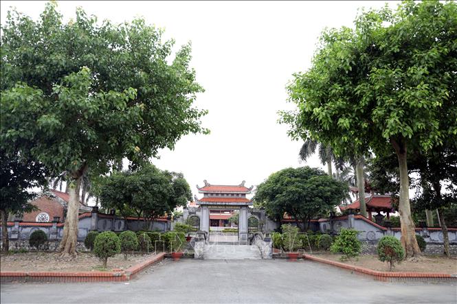 Khu tưởng niệm Chủ tịch Hồ Chí Minh ở xã Nam Chính, huyện Nam Sách. Ảnh: Mạnh Tú - TTXVN