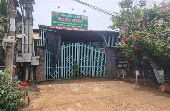 Hiện trường vụ án. Ảnh: TTXVN phát.