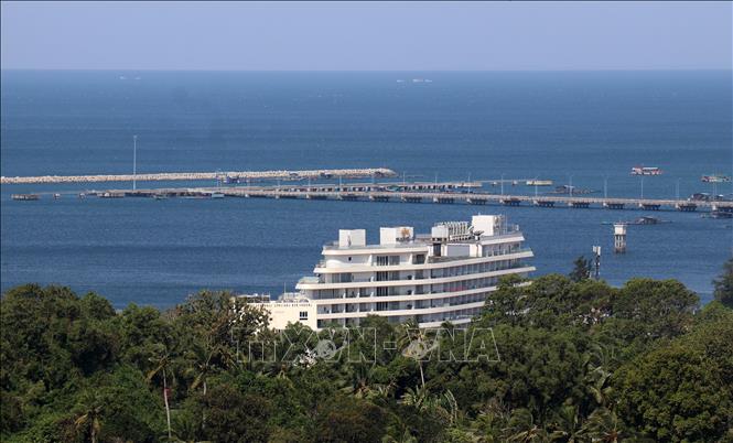 A corner of Phu Quoc island city. VNA Photo