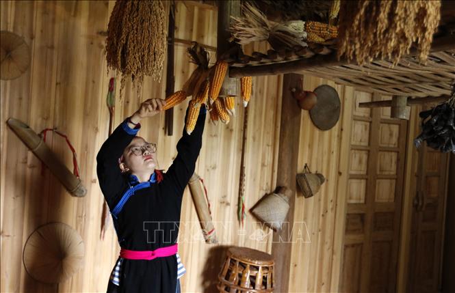 Homestay Thu Thủy tại xã Tà Chải, huyện Bắc Hà được đầu tư bài bản, sẵn sàng đón khách du lịch trong nước và quốc tế đến nghỉ dưỡng. Ảnh: Quốc Khánh - TTXVN