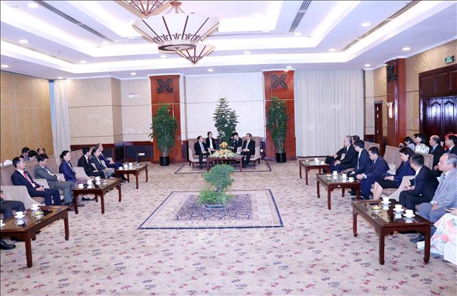 Quang cảnh buổi tiếp. Ảnh: Xuân Khu-TTXVN