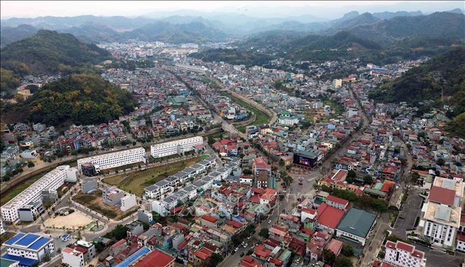 Một góc thành phố Sơn La. Ảnh: Quang Quyết-TTXVN