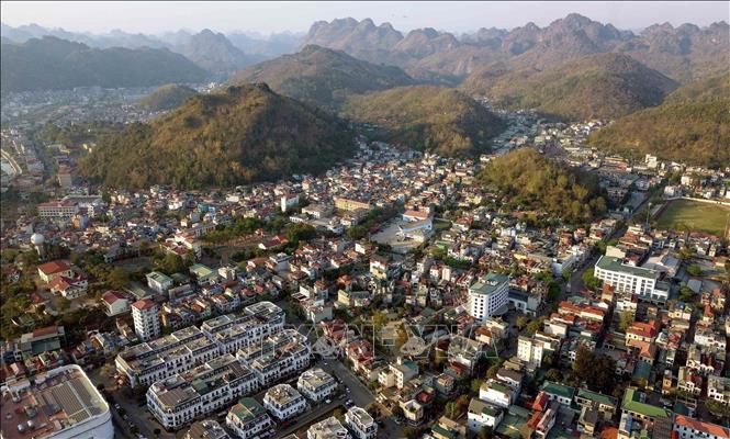 Một góc thành phố Sơn La, tỉnh Sơn La. Ảnh: Quang Quyết-TTXVN