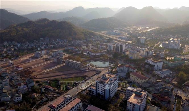 Một góc thành phố Sơn La, tỉnh Sơn La. Ảnh: Quang Quyết-TTXVN