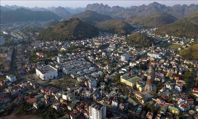 Một góc thành phố Sơn La, tỉnh Sơn La. Ảnh: Quang Quyết-TTXVN