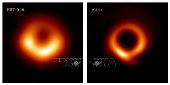 (Tư liệu) Hình ảnh hố đen vũ trụ. Ảnh: AFP/TTXVN