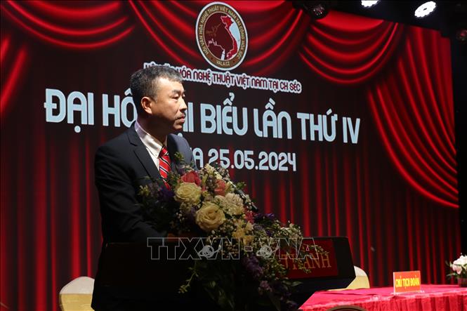 Vietnamese Ambassador Duong Hoai Nam speaks at the event. VNA Photo: Ngọc Biên