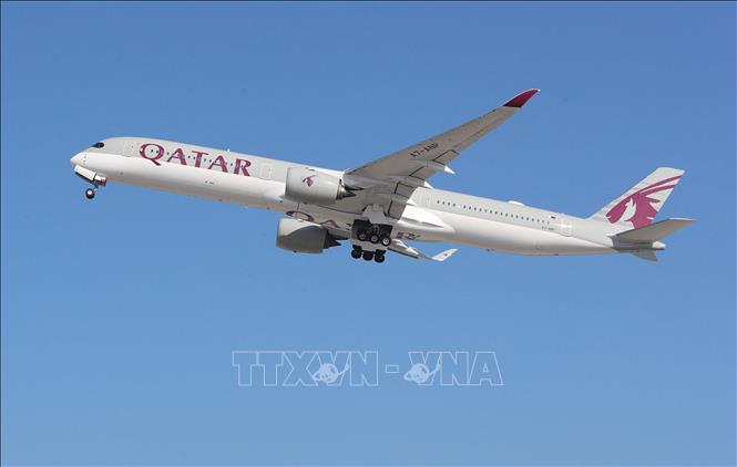 (Tư liệu) Máy bay của Hãng hàng không Qatar Airways. Ảnh: AFP/TTXVN