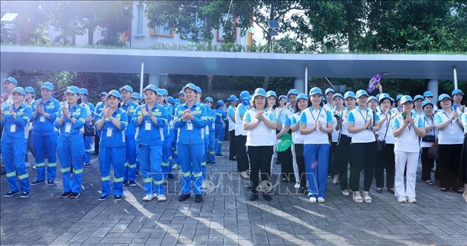 Hanoi's women take part in the event. VNA Photo: Nguyễn Cúc