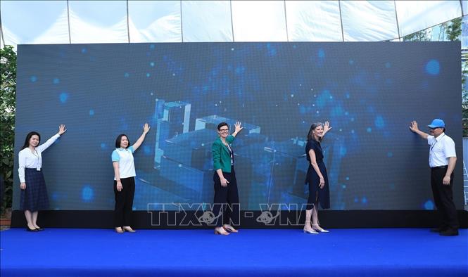 A view of the launching ceremony. VNA Photo: Nguyễn Cúc