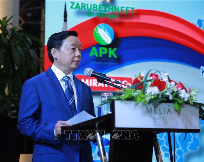 Deputy Prime Minister Tran Hong Ha addresses the celebration. VNA/Photo by courtesy