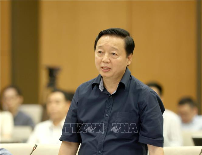Phó Thủ tướng Chính phủ Trần Hồng Hà phát biểu tại phiên họp. Ảnh: Phương Hoa - TTXVN