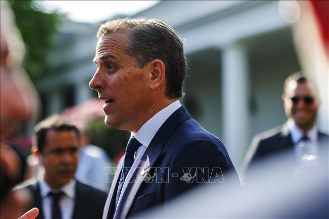 Ông Hunter Biden, con trai của Tổng thống Mỹ Joe Biden, tại Nhà Trắng ở Washington, D.C., Mỹ, ngày 20/5/2024. Ảnh: THX/TTXVN