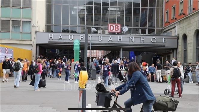 Nhà ga chính tại thành phố Munich. Ảnh: Phương Hoa - PV TTXVN tại Đức