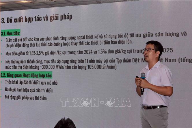 Giám đốc điều hành Lo Team Việt Nam Nguyễn Hoàng Minh chia sẻ. Ảnh: Trần Việt - TTXVN