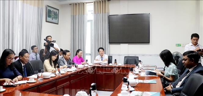 Quang cảnh buổi làm việc. Ảnh: Thu Hiền - TTXVN