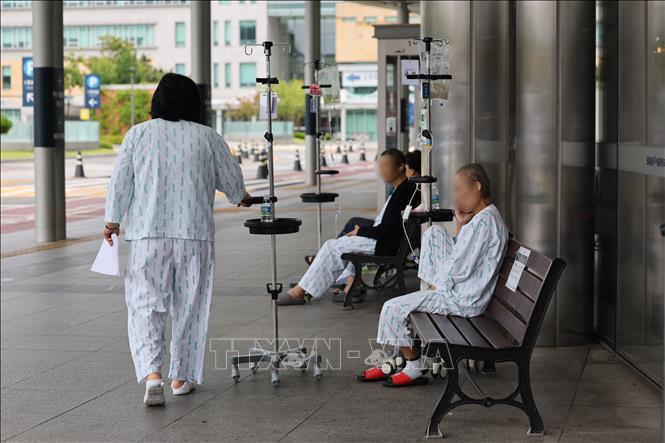 Bệnh nhân tại một bệnh viện ở Seoul, Hàn Quốc, ngày 23/6/2024. Ảnh: Yonhap/TTXVN