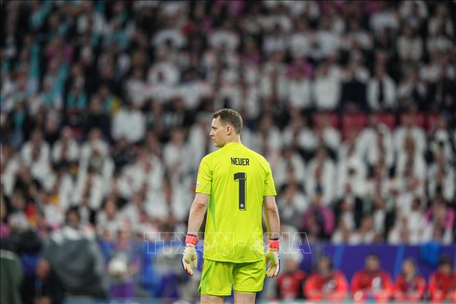 Thủ thành tuyển Đức Manuel Neuer trong trận gặp tuyển Scotland ở Munich, Đức ngày 14/6/2024. Ảnh: THX/TTXVN 