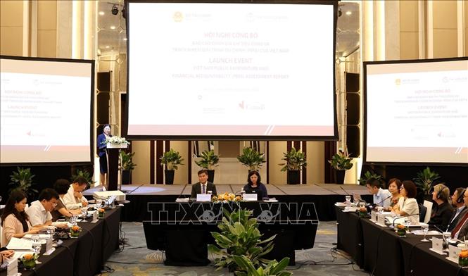 A view of the launching ceremony of the PEFA report. VNA Photo: Phạm Hậu