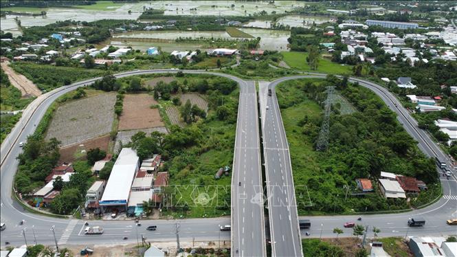 Cao tốc Mỹ An - Cao Lãnh sẽ kết nối với nút giao An Bình, thuộc xã An Bình, huyện Cao Lãnh. Ảnh: Nhựt An - TTXVN