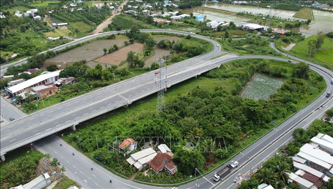 Cao tốc Mỹ An - Cao Lãnh sẽ kết nối với nút giao An Bình, thuộc xã An Bình, huyện Cao Lãnh. Ảnh: Nhựt An - TTXVN