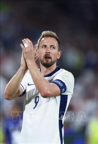 Tiền đạo Harry Kane của đội tuyển Anh. Ảnh: THX/TTXVN